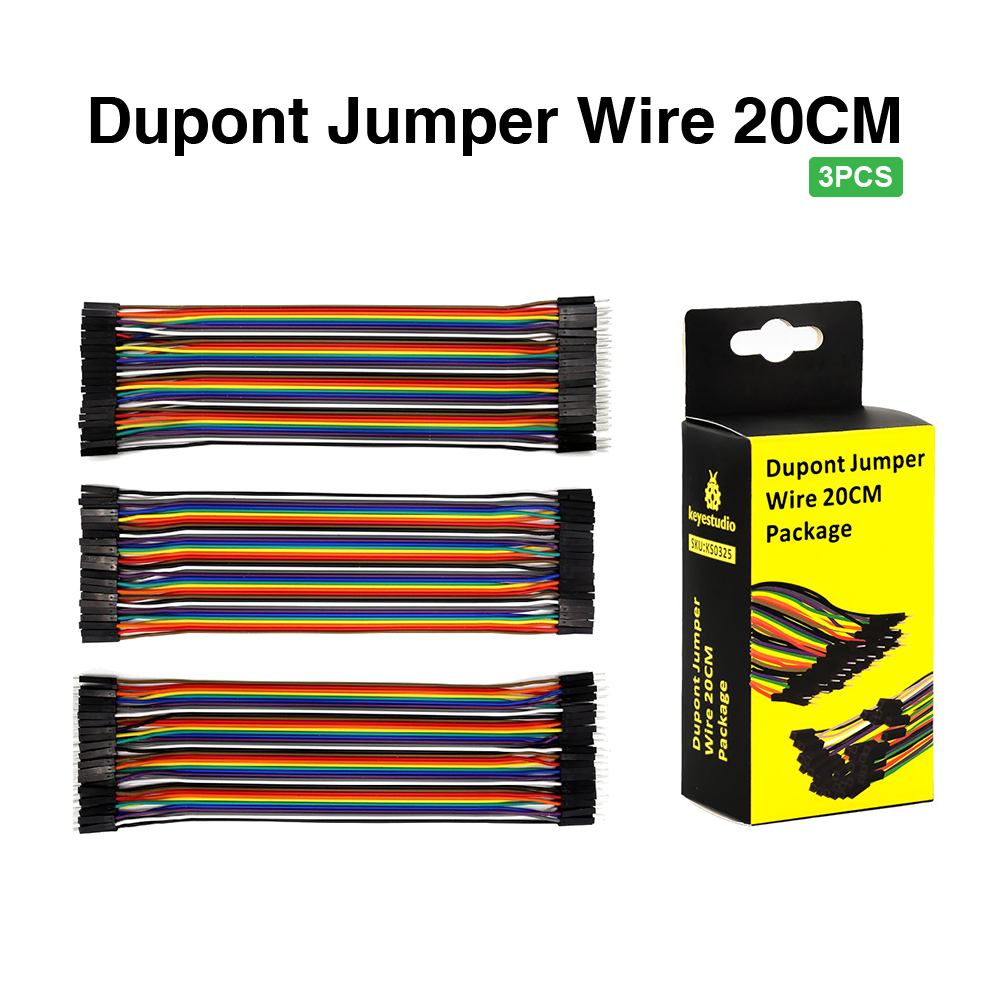 Esp8266 Nodemcu Board - Keyestudio 3PCS Dupont line Jumper Wire