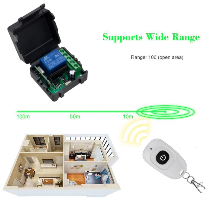433MHz DIY Wireless Switch DC  - огляд і ціна Diy Home Automation Controller