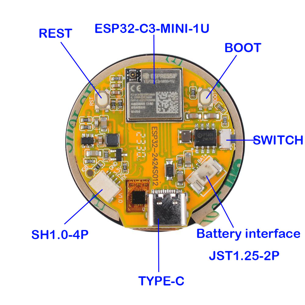ESP32 Display 1.28 inch ESP32- - огляд і ціна Home Automation Industry