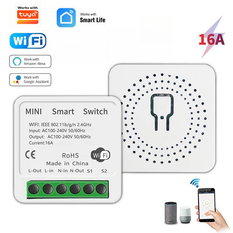 16A Two Way Control DIY WiFi M - огляд і ціна Diy Home Automation Controller