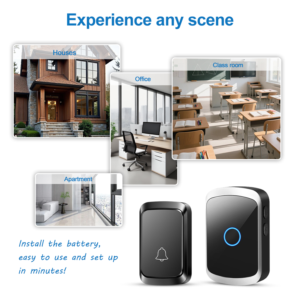 Smart Wireless Doorbell Door C - огляд і ціна Smart Home Automation Diy
