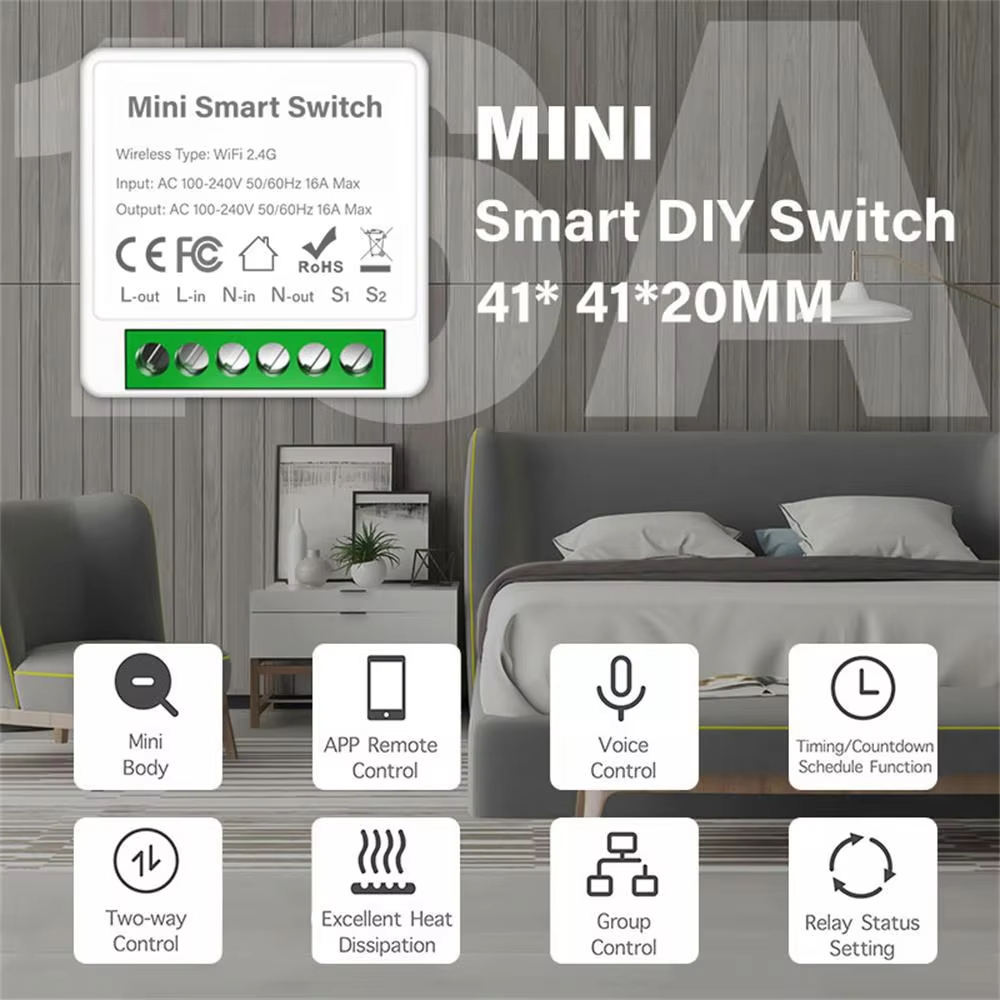 WiFi Zigbee3.0 Mini Smart Swit - огляд і ціна Diy Home Automation Controller