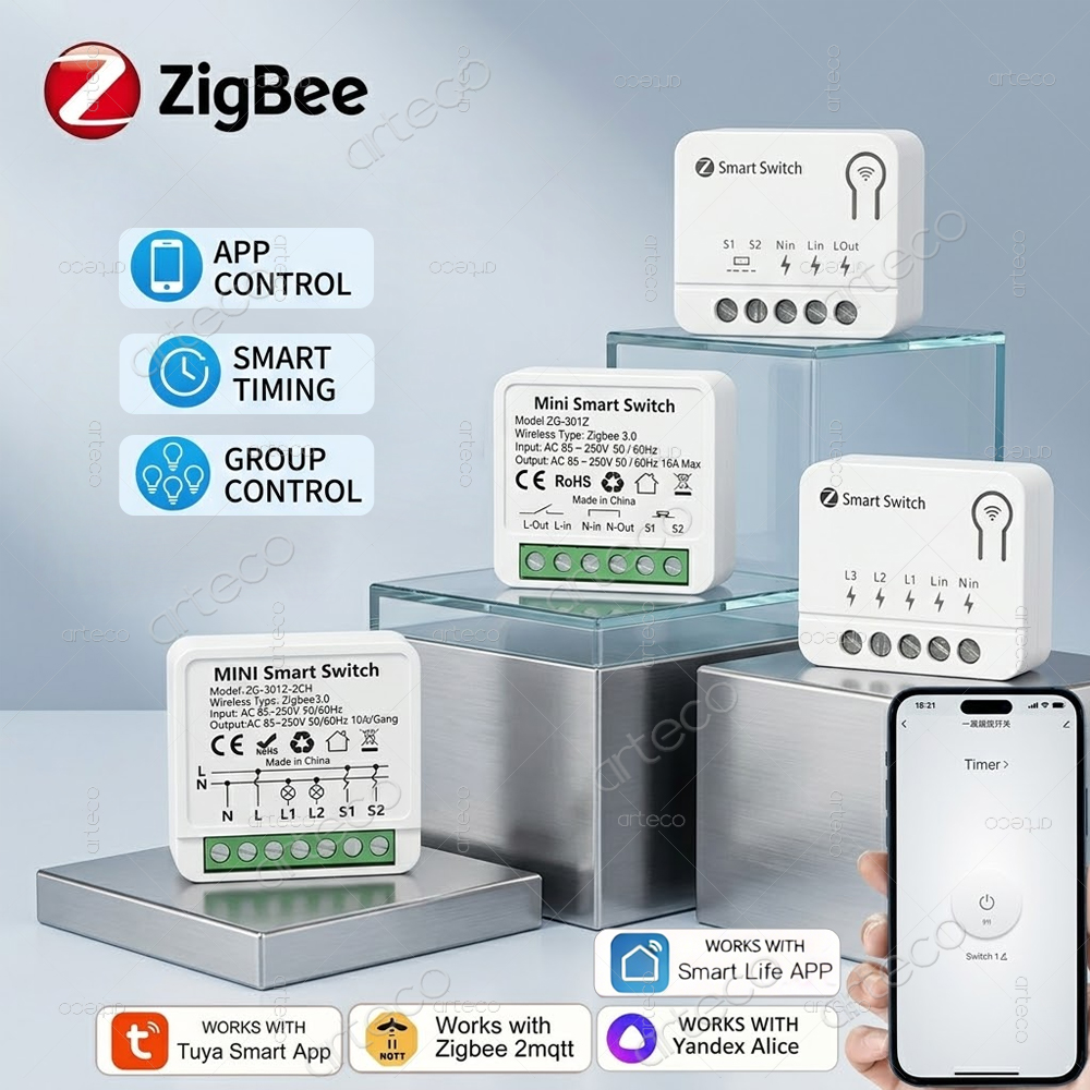 Tuya Zigbee Mini DIY Smart Swi - огляд і ціна Smart Home Automation Diy