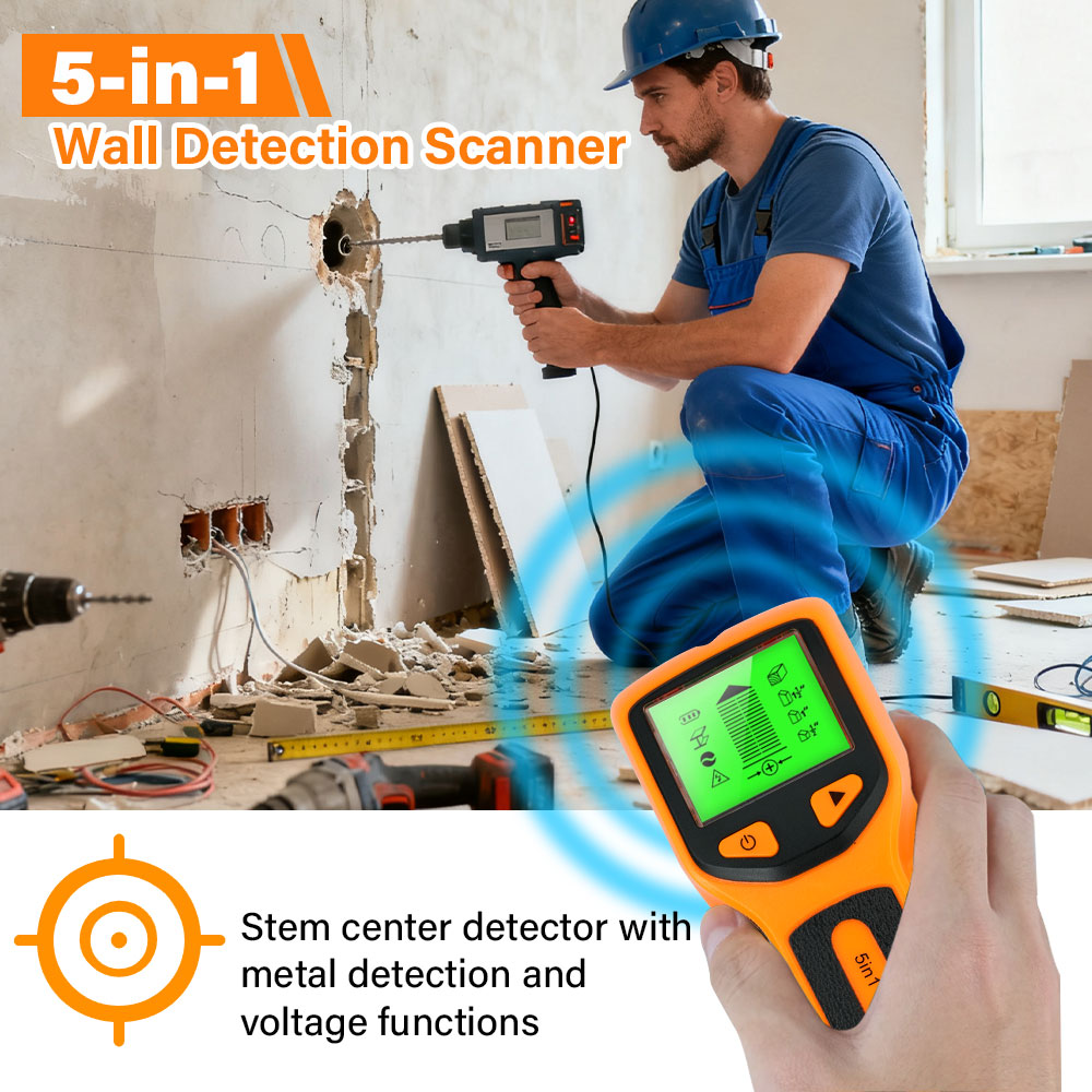 Handheld 5 in 1 Digital Wall S - огляд і ціна Water Leak Detector Wired