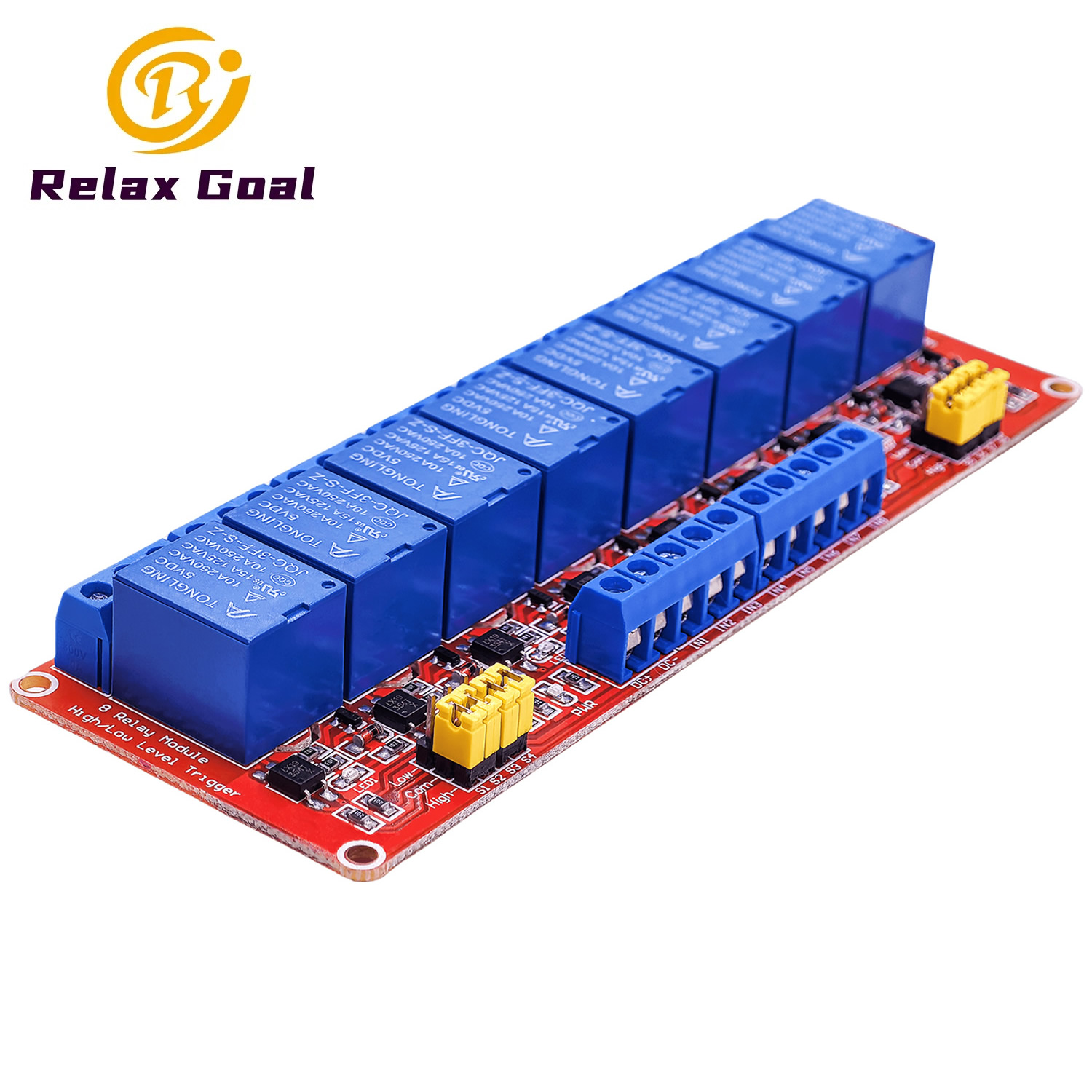 Relay Module 8 Channel 5V 12V  - огляд і ціна Relay 8 Channel Board
