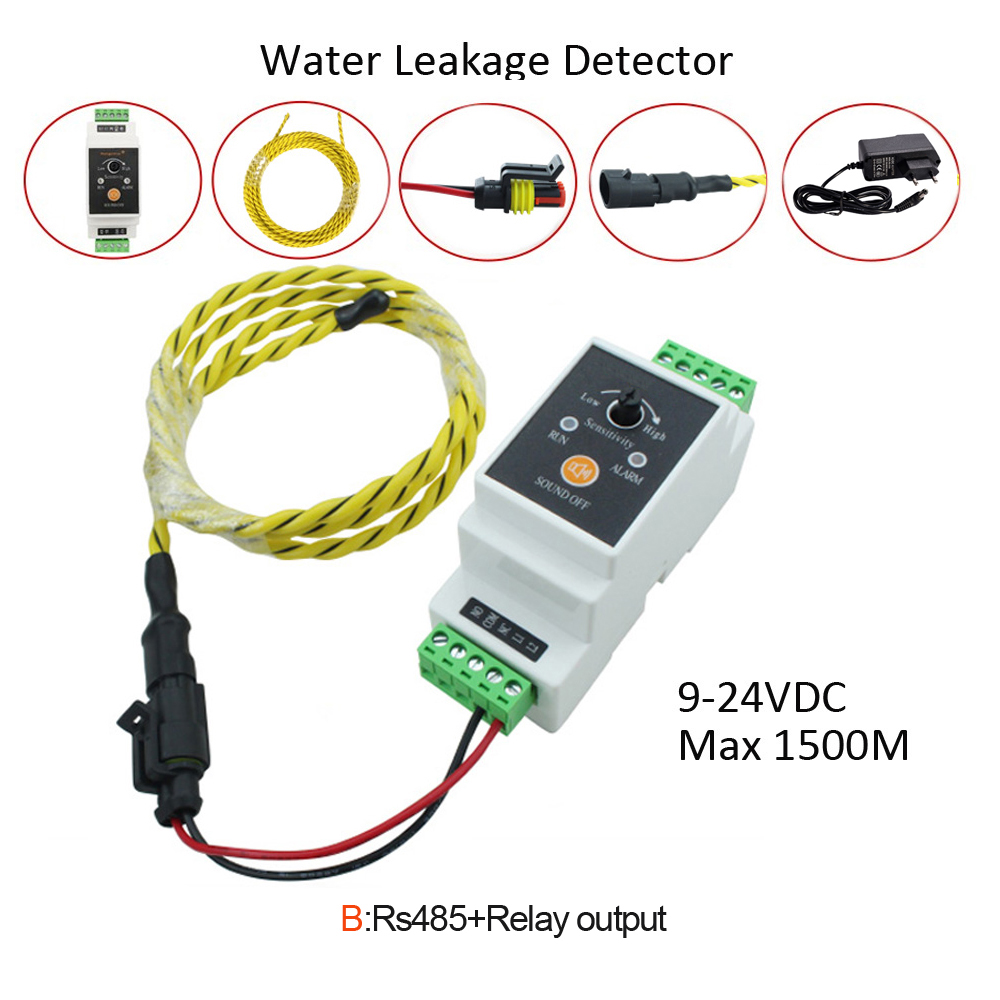 1Set Wire Water Leakage Detect - огляд і ціна Water Leak Detector Wired