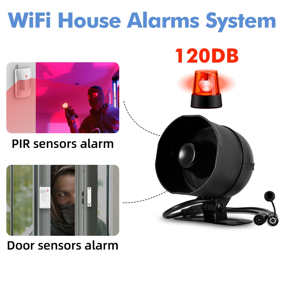 KERUI 120db Siren Alarm System - огляд і ціна Smart Home Automation Diy