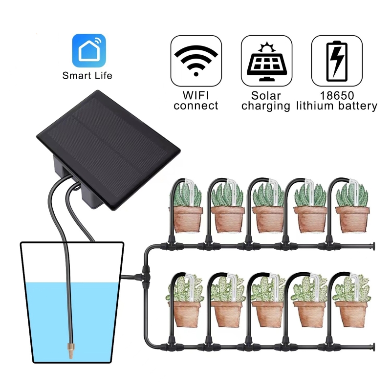 WIFI Solar Automatic Watering  - огляд і ціна Smart Home Automation Diy