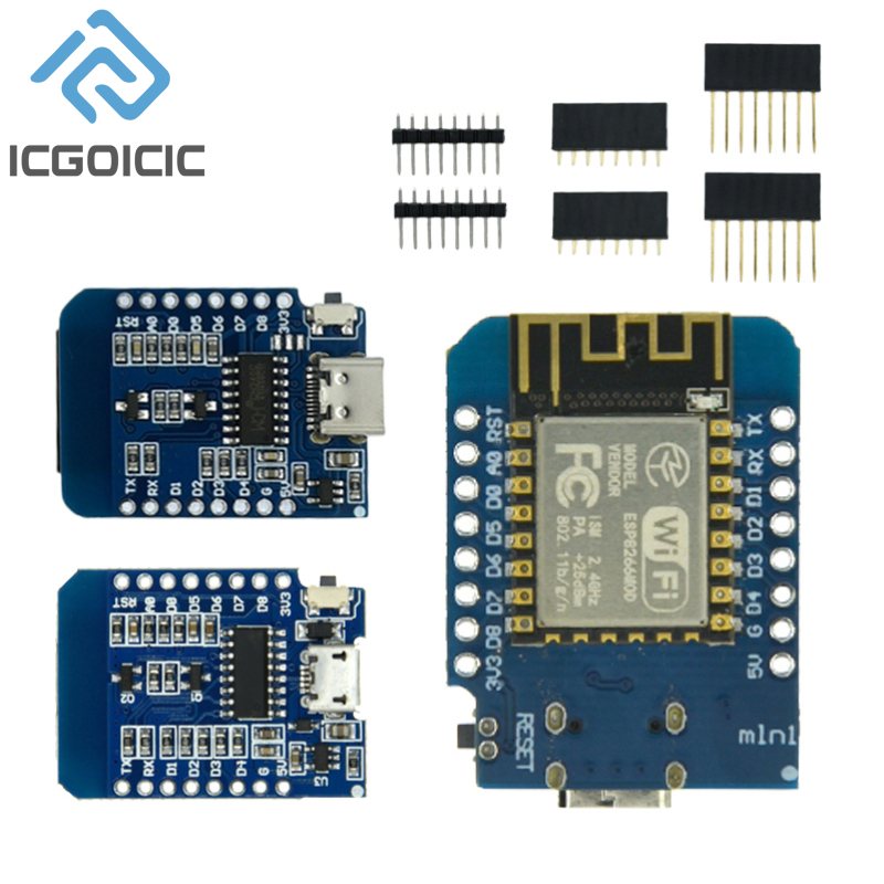 D1 Mini-Mini NodeMcu 4M Bytes  - огляд і ціна Esp8266 Nodemcu Board
