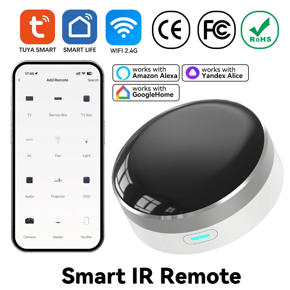 YFK WiFi Smart IR Blaster Univ - огляд і ціна Ir Blaster Universal