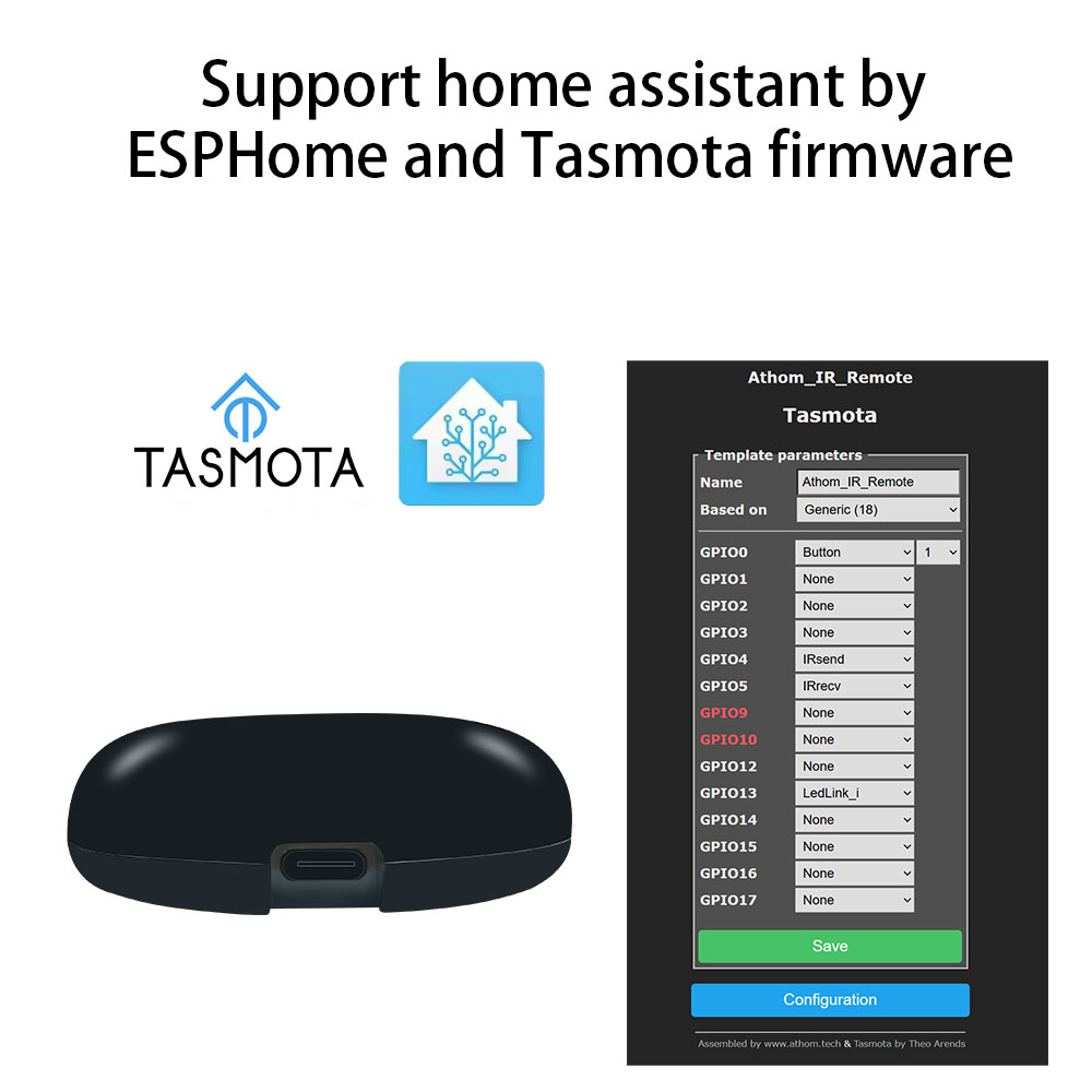 Tasmota MQTT IR Remote Control - огляд і ціна Diy Home Automation Controller